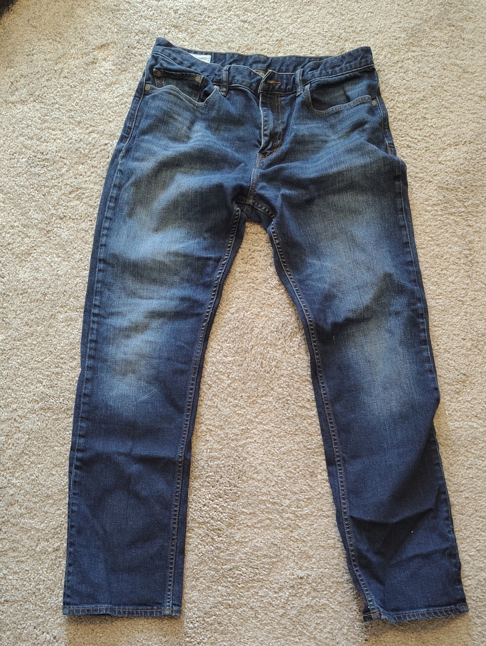 Banana Republic Men’s Slim Straight Indigo Blue Jeans